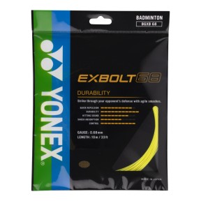 Badminton struna EXBOLT 68, rumena, 10m Badminton struna EXBOLT 68, rumena, 10m