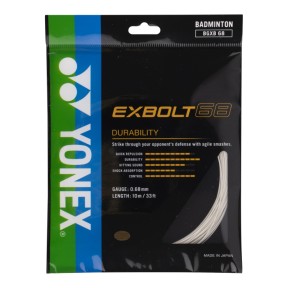 Badminton struna EXBOLT 68, bela, 10m Badminton struna EXBOLT 68, bela, 10m