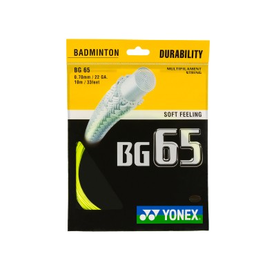 Badminton struna BG 65, rumena, 10m Badminton struna BG 65, rumena, 10m