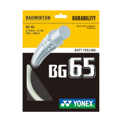 Badminton struna BG 65, amber, 10m Badminton struna BG 65, amber, 10m