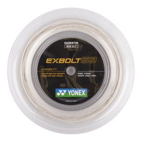 Badminton struna EXBOLT 68, bela, 200m Badminton struna EXBOLT 68, bela, 200m