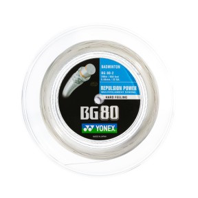 Badminton struna BG 80, bela, 200m Badminton struna BG 80, bela, 200m