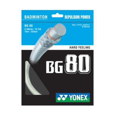 Badminton struna BG 80, bela, 10m Badminton struna BG 80, bela, 10m