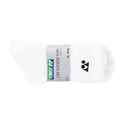 Nogavice 8422, 3 Pari, M, bela