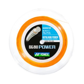 Badminton struna BG 80 POWER, oranžna, 200m Badminton struna BG 80 POWER, oranžna, 200m