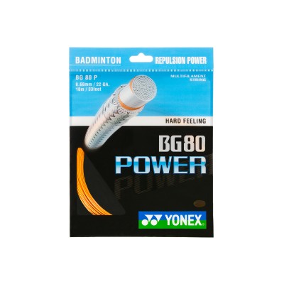 Badminton struna BG 80 POWER, oranžna, 10m Badminton struna BG 80 POWER, oranžna, 10m