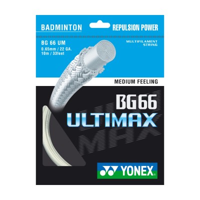 Badminton struna BG 66 ULTIMAX, bela, 10m Badminton struna BG 66 ULTIMAX, bela, 10m
