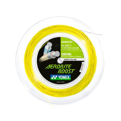 Badminton struna AEROBITE BOOST, siva/rumena, 200m Badminton struna AEROBITE BOOST, siva/rumena, 200m