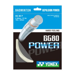 Badminton struna BG 80 POWER, bela, 10m Badminton struna BG 80 POWER, bela, 10m