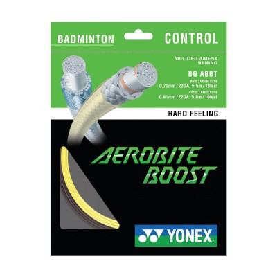 Badminton struna AEROBITE BOOST, siva/rumena, 10m Badminton struna AEROBITE BOOST, siva/rumena, 10m