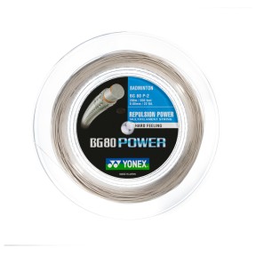 Badminton struna BG 80 POWER, bela, 200m Badminton struna BG 80 POWER, bela, 200m